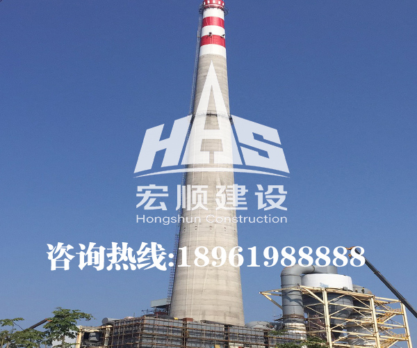 35米磚煙囪刷航標